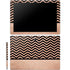 Rose Gold Chevron Split Galaxy Book 12in Skin